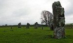 Part of the mysterious stone circles of Avebury. : United Kingdom