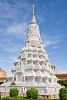 Stupa of HM King Norodom Stupa containing the ashes of the King Norodom (1834-1904). Constructed in 1908 - Phnom Penh, Cambodia. : Cambodia