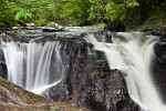 The serene Chorro de las Mozas (young women’s falls) in El Valle, Panama. : Panama, Waterfall