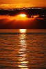 Sunset over Sicily. : Sunset, SNMG1 Deployment 2005-2006